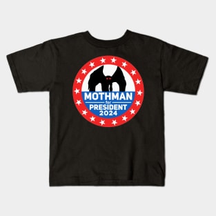 Mothman for President 2024 , Funny Bumper Kids T-Shirt